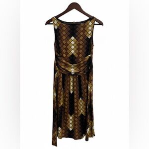 Miss Sixty Collection Retro Diamond Print Mini Dress